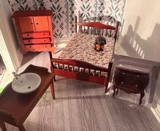 Dolls  House Furniture Bedroom set