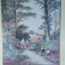 Walter Williams Picture in Frame (1835-1906) Harvesters English Country Landscape Image 2