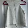 Bnwt River Island white and silver waistcoat type top Image 2