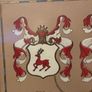 Vintage Hand Painted Coat of Arms of McCarthy and Brennan families Image 2