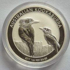2017 Australian Kookaburra 1 oz Silver Bullion Coin