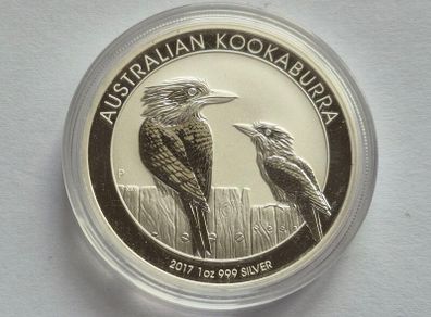 2017 Australian Kookaburra 1 oz Silver Bullion Coin
