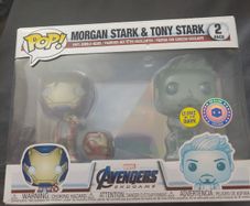 Funko Pop Morgan Stark And Tony Stark GITD