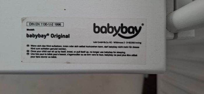 babybay - original co-sleeping bed bundle in white
