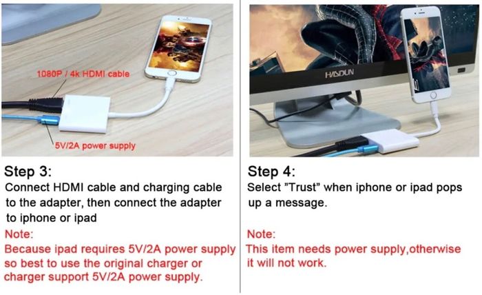 8 Pin to HDMI TV AV Adapter Cable for iPhone 11 12 7 6S Plus X XS MAX 5 SE iPad