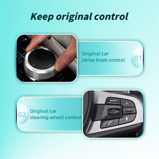 Wireless Carplay Android Auto Decoder For Bmw Nbt Ccc Cic Evo 1 2 3 4 5 6 7 Series X1 X3 X4 X5 F20 F30 E60 E90 F48 F25 E84 F10