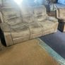 Grey 3+1+1 recliner sofa set couch Image 4