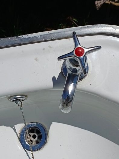 Vintage Enamel Sink
