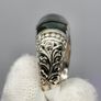 Sterling silver (Sz: M) Abalone Shell Ring Sterling Silver 0.01 ct, Silver Wt. 5.2 Gms 0.010 Ct. Image 6