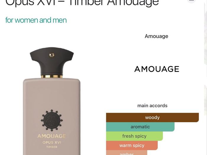 Amouage Timber