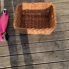 large wicker basket