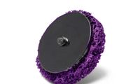 Glass Polish 11154 - Quick-Lock Clean and Strip Disc / 3" 75mm - Purple