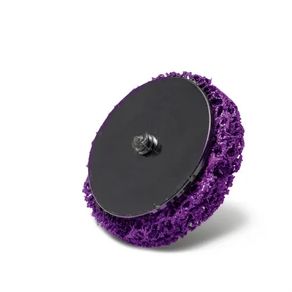 Glass Polish 11154 - Quick-Lock Clean and Strip Disc / 3" 75mm - Purple