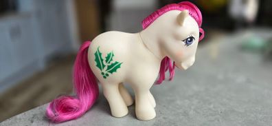 Christmas December Holly Birthflower Ponies HTF Mail Order MO MLP G1 My Little Pony Hasbro