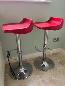 Two Red Barstool