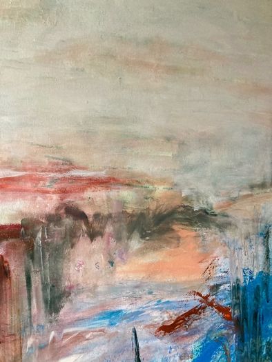 XL Framed Original Art Original Abstract Painting