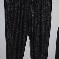 Next Black silver sparkly harem party pants size UK18 EU46 Perfect condition Postage included