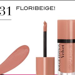 Bourjois Rouge Edition Velvet Liquid Lipstick Matte Finish in shade Floribeige