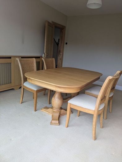 dining table and chairs