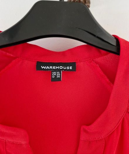 Red long sleeve top (Warehouse)