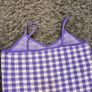 Purple Gingham Dress Image 6