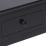 Writing Desk Black 110x45x76 cm Wood Image 7