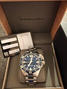 Hamilton Khaki Navy Frogman Blue