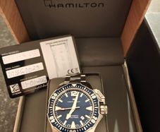 Hamilton Khaki Navy Frogman Blue