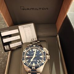 Hamilton Khaki Navy Frogman Blue