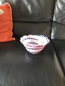 Beautiful Mdina glass bowl