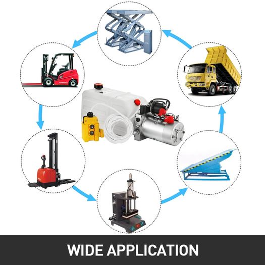 Hydraulic Pump 12v Single Action Hydraulic Pump Dump Trailer Hydraulic Pump Single Acting Hydraulic Pump 7 Quart Hydraulic Pump Single Acting Dump Truck Hydraulic Pump