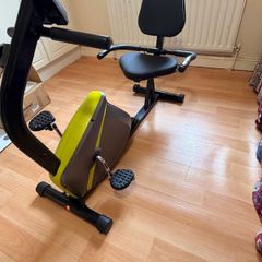 vidaXL Magnetic Recumbent Exercise Bike with Pulse Measurement