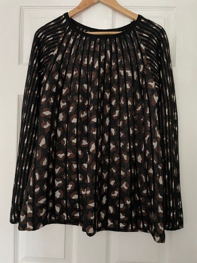 Betty Barclay Animal Print Jumper - Size 46