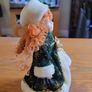 Vintage Christmas porcelain doll Image 5