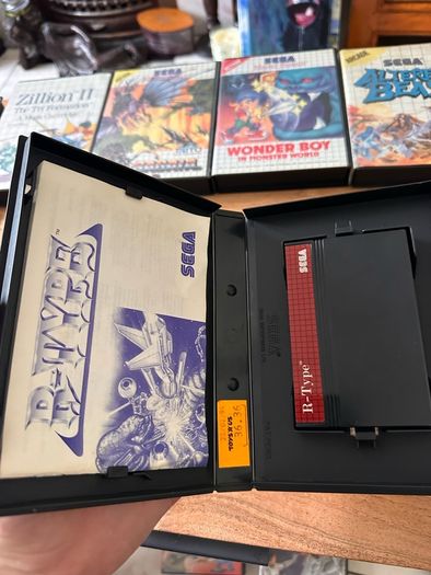 Sega Master System console and games Sonic