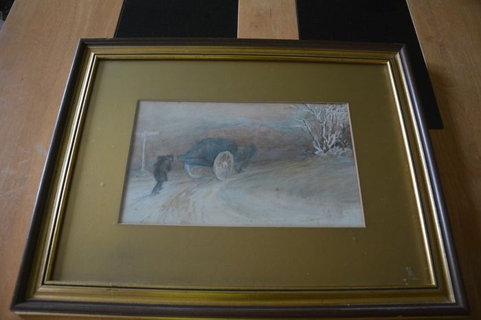Vintage watercolor