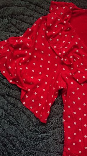 Red Polka Dot Dress. Size 10