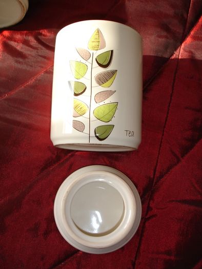 Unused Price and Kensington  Tranquility Green  Tea/Coffee Ceramic  Jars.
