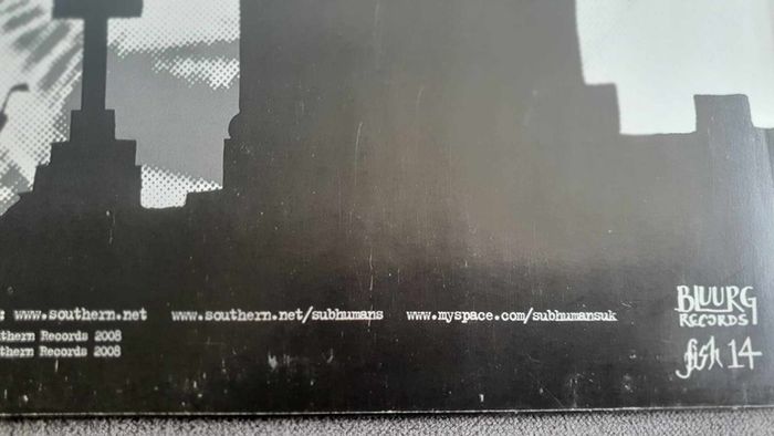 Subhumans   The Day The Country Died. LP  Anarco Punk Hardcore Crust