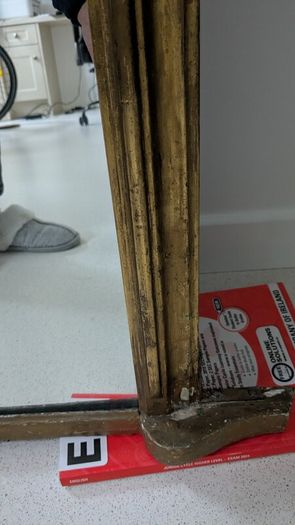 Antique over mantle Mirror