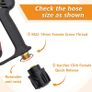High Pressure Washer Gun with M22 14MM Fitting Hose Connector and 5 Nozzles, 1/4'' Quick Connector & Adapter Car Wash Gun 4350PSI for Karcher K1-K7 Image 3