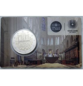 France 2 Euro Brilliant Uncirculated Coin 2025 - Notre-Dame de Paris