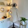 Ladies Oatmeal Hooded Coat from Vero Moda. Size Xs UK 6-8 / EU 34-36 Image 2