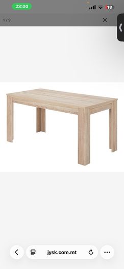 dining table and bench