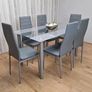 Glass table and 6 chairs Image 2