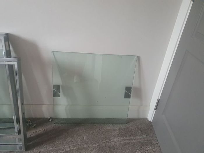 Coffee Table & Side Tables - Chrome & Glass