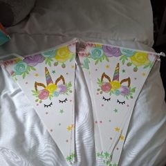 Unicorn birthday bunting