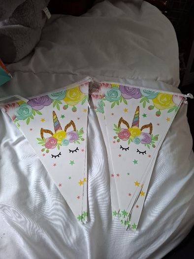 Unicorn birthday bunting