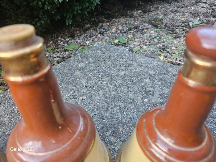 Whiskey bottles  Bells Scotch Whiskey Wade jars