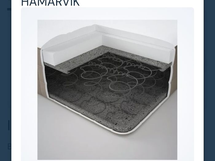 Hamarvik Ikea mattress double
